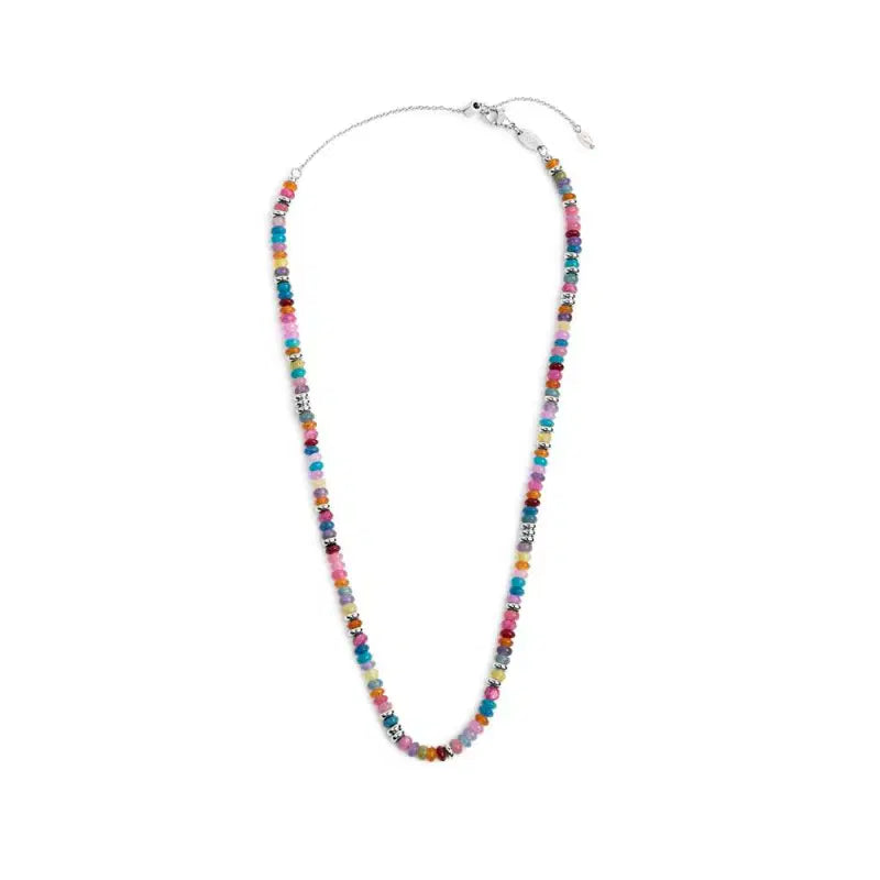 Collana con perline colorate a ciambella Marlù