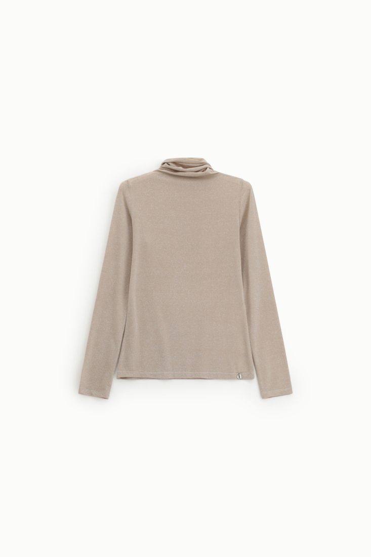 T-shirt a maniche lunghe con collo alto Dixie