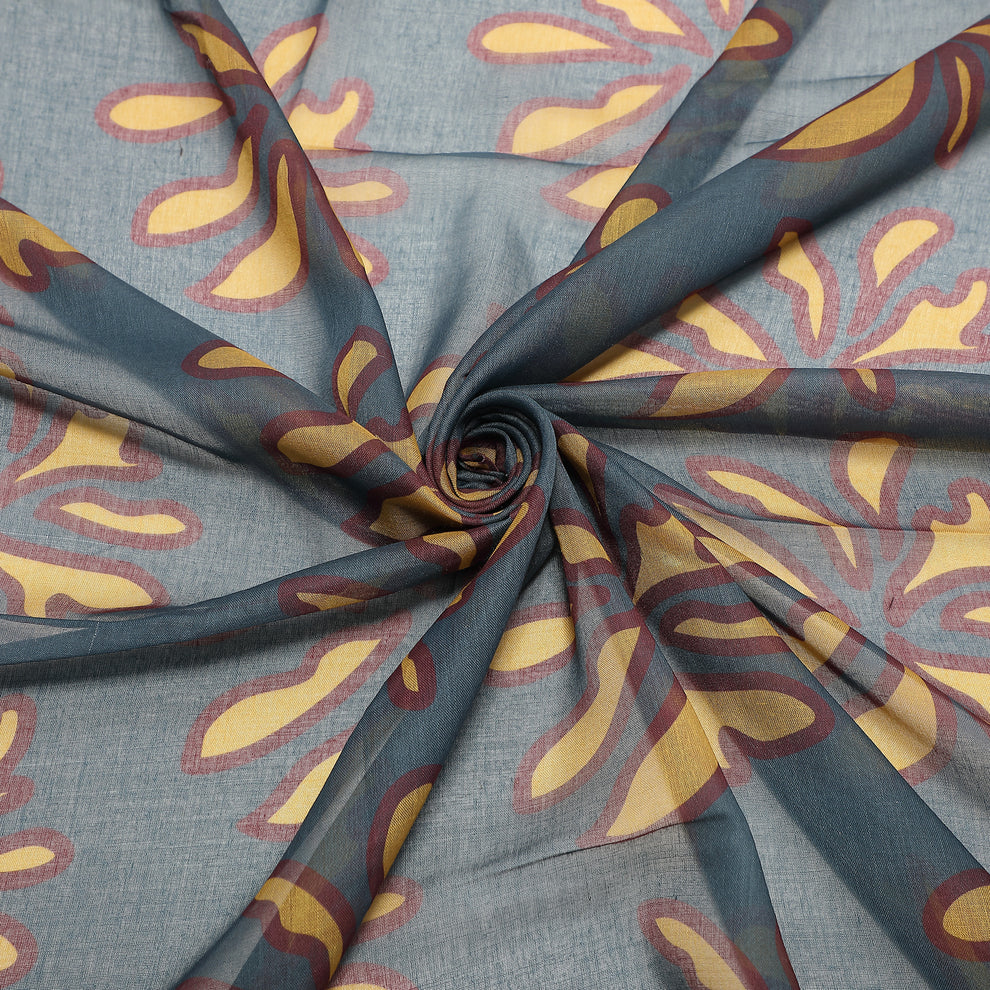 FOULARD FLOWER BOTTOM (135X135 cm) MIMI-MUA