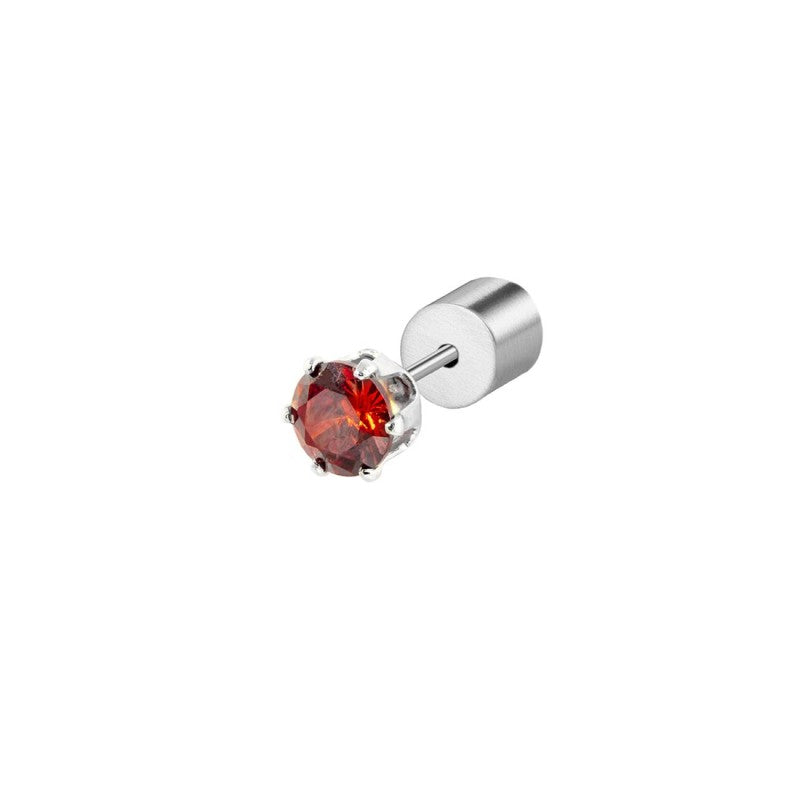 Orecchino a lobo con zircone 4mm MARLU'