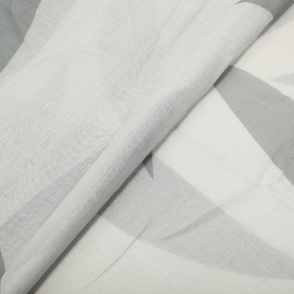 FOULARD CON FOGLIOLINE SPARSE (135X135 cm) MIMI-MUA