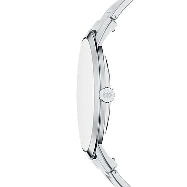 Orologio Minimalist 44 mm a tre sfere con bracciale in acciaio Fossil