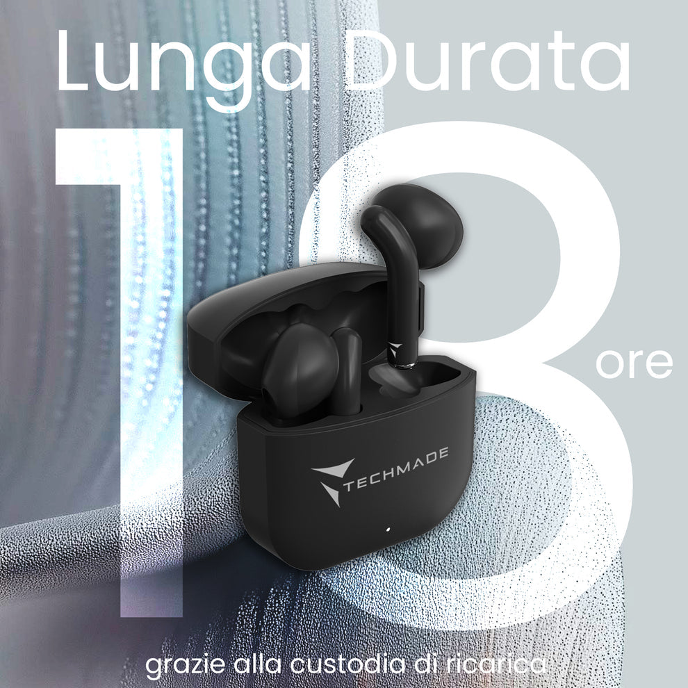 Auricolari Bluetooth in Ear XM201 - con Box di ricarica - AI di traduzione