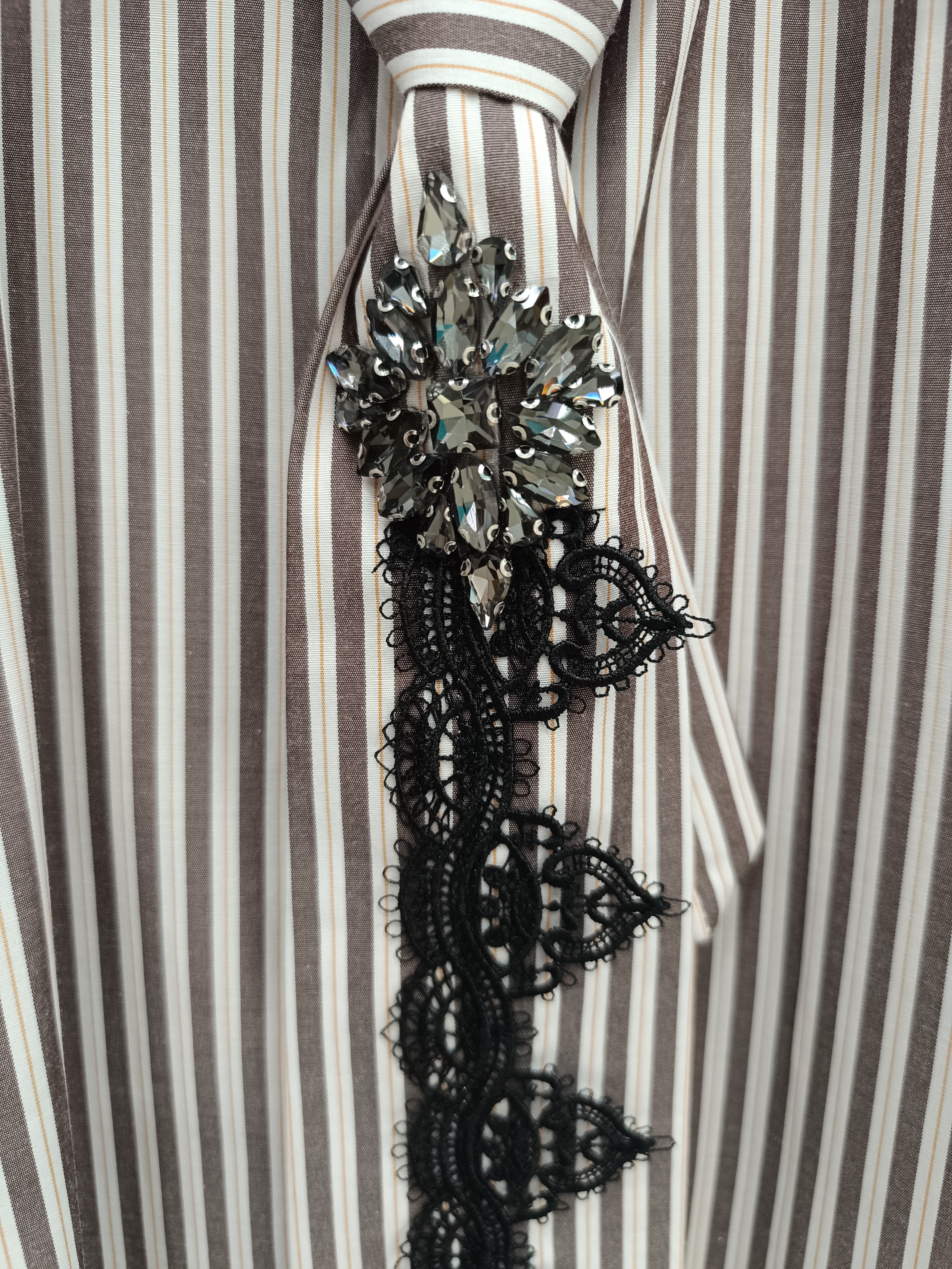 Camicia cravatta Dejavu