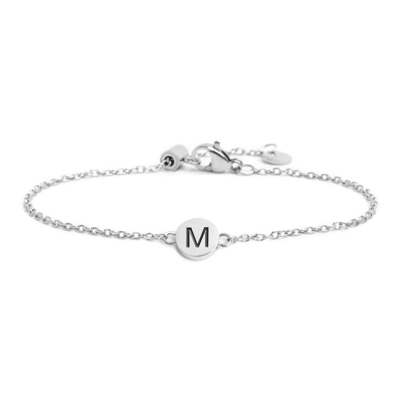 Bracciale con lettera smaltata MARLU'
