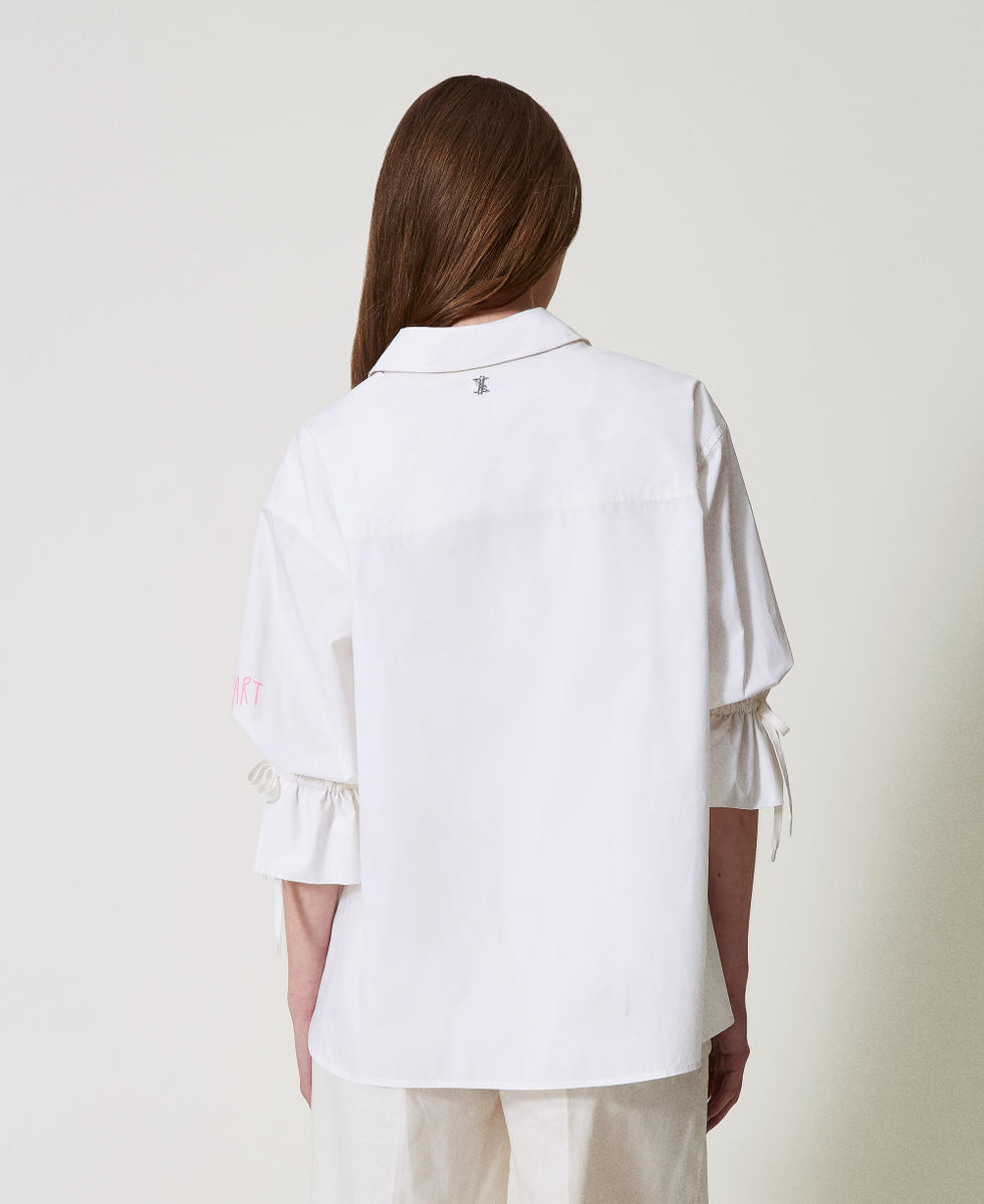 Camicia MYFO a fiori con coulisse Twinset