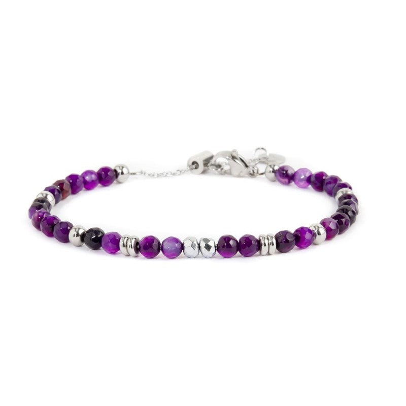 Bracciale agata sfaccettata 4mm MARLU'