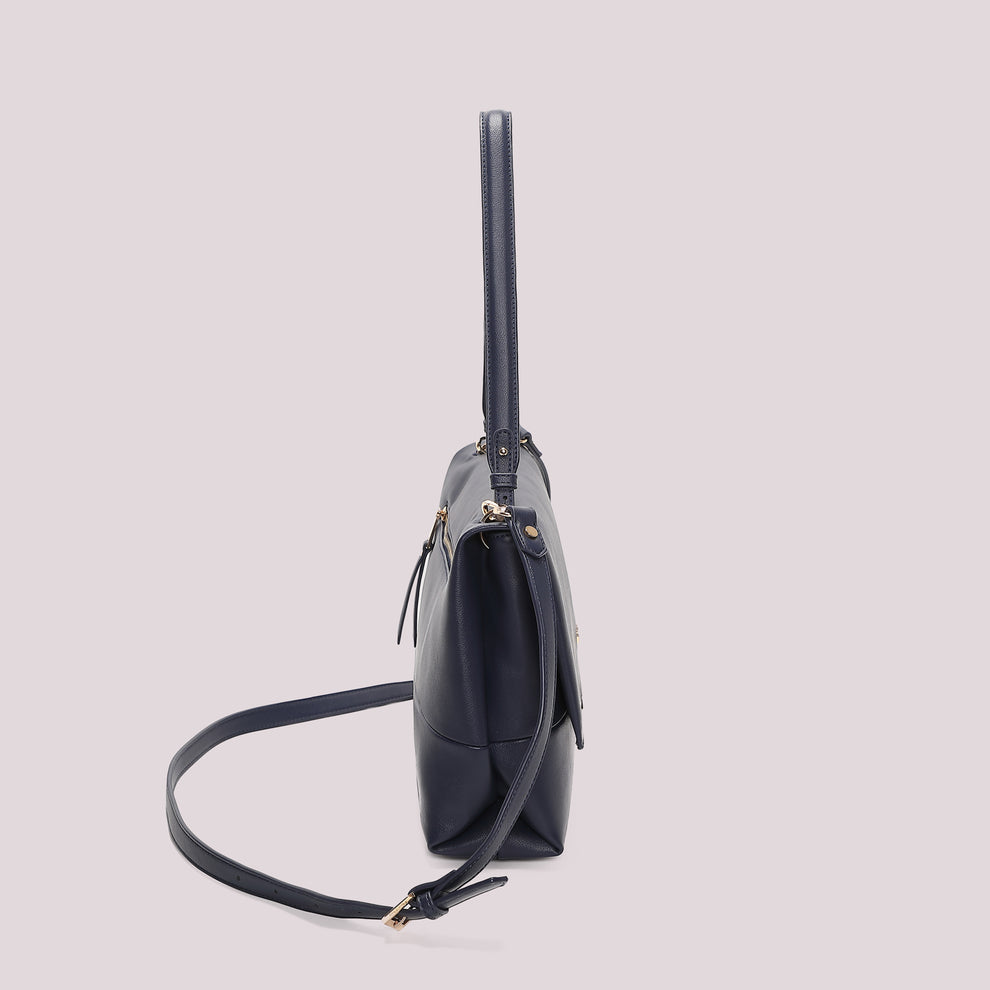 BORSA A SPALLA CON DETTAGLIO DORATO MIMI-MUA