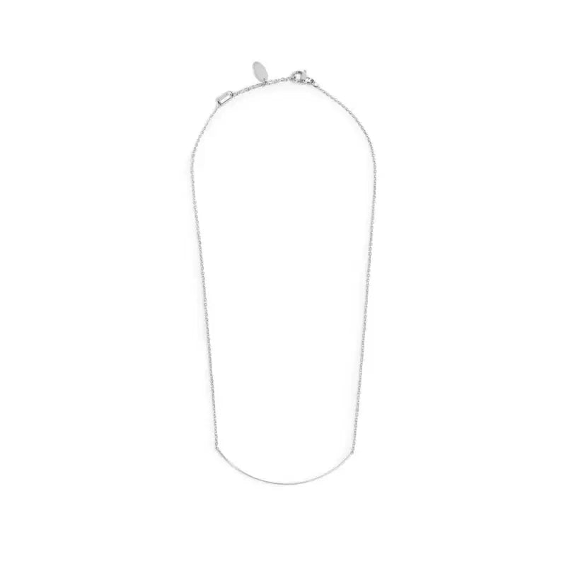 Collana catena cutting cross con centrale filo rigido Marlù