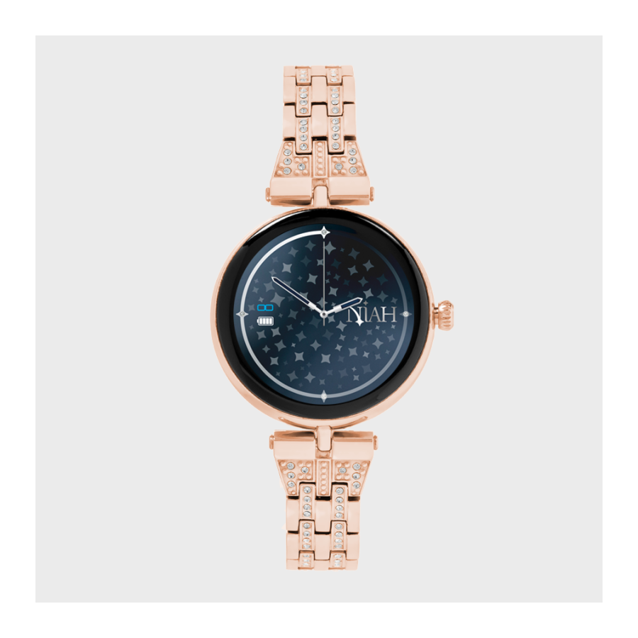 Smartwatch Lyra Maglia con Brillantini