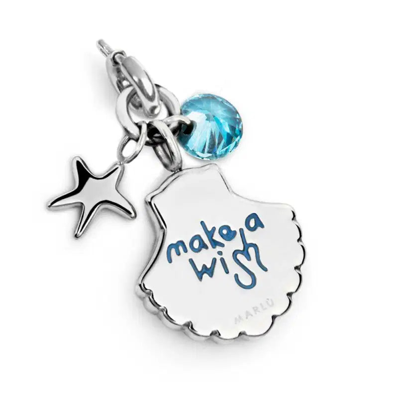 Charm conchiglia con perla MARLU'