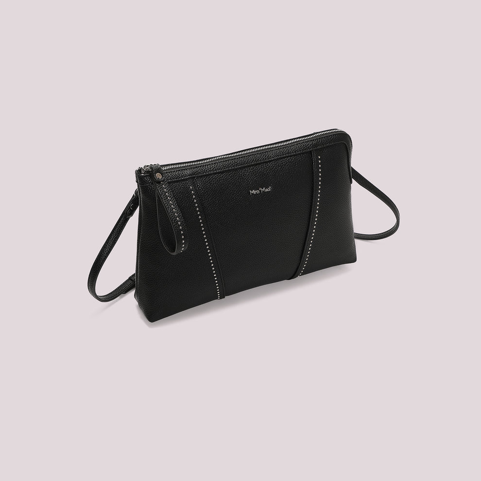BORSA A BUSTA CON PICCOLE BORCHIE MIMI-MUA