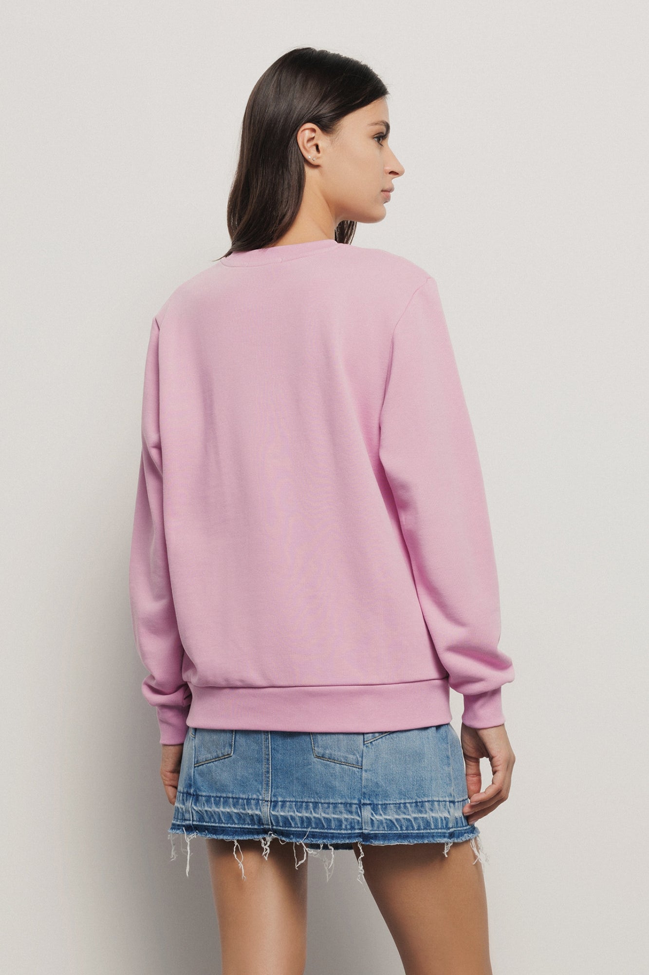 Felpa paricollo manica lunga con stampa Gaëlle Paris