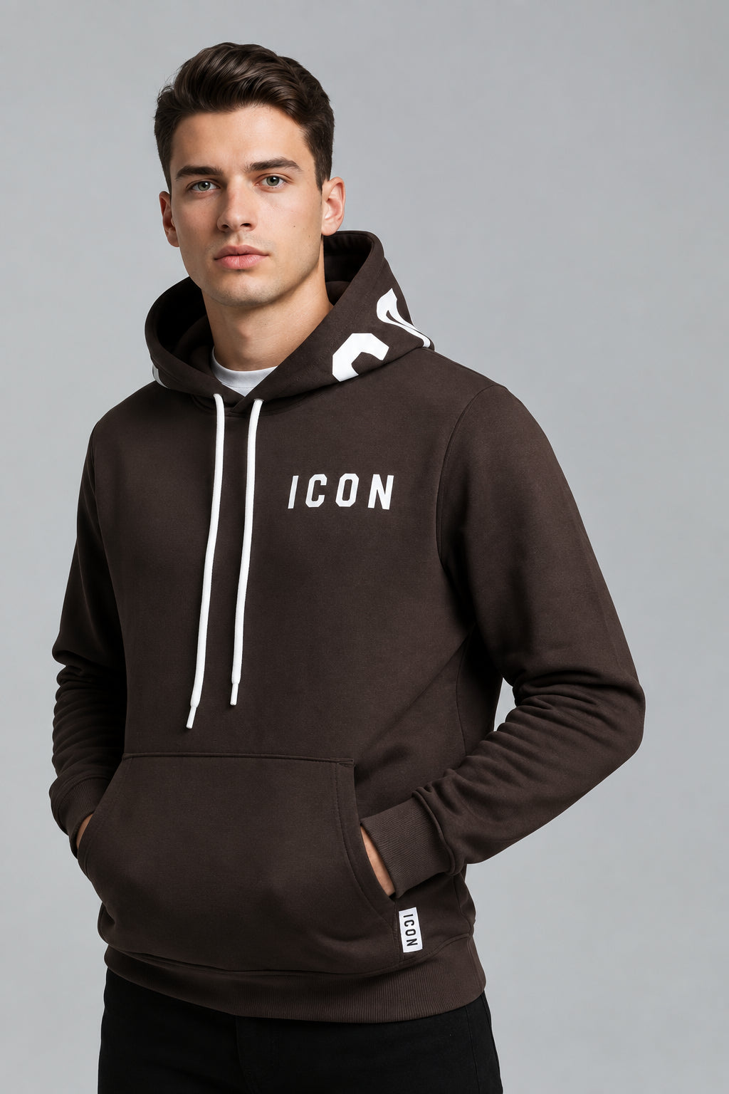 Felpa con Cappuccio Icon