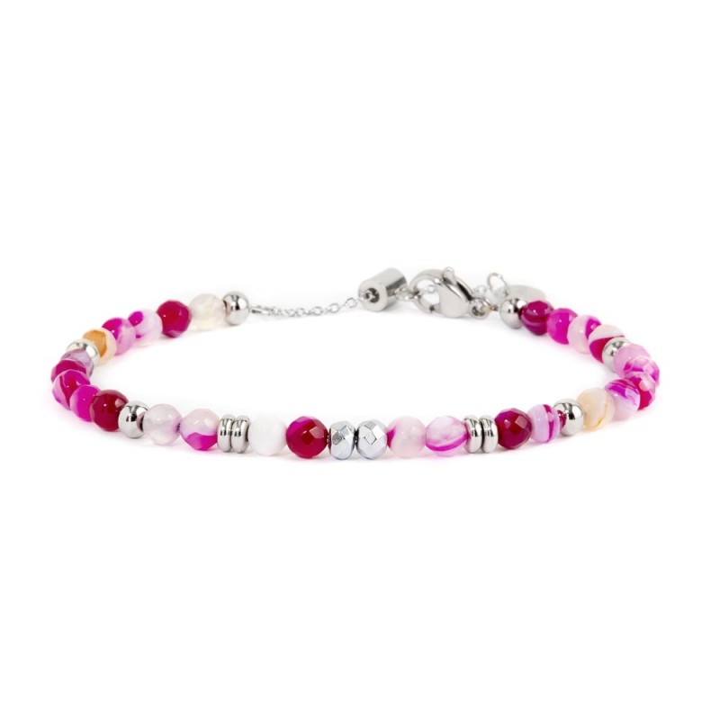 Bracciale agata sfaccettata 4mm MARLU'