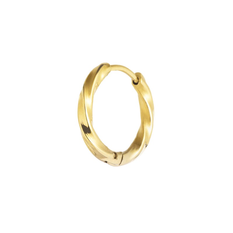 Orecchino a cerchio ritorto 1,7 cm Marlù