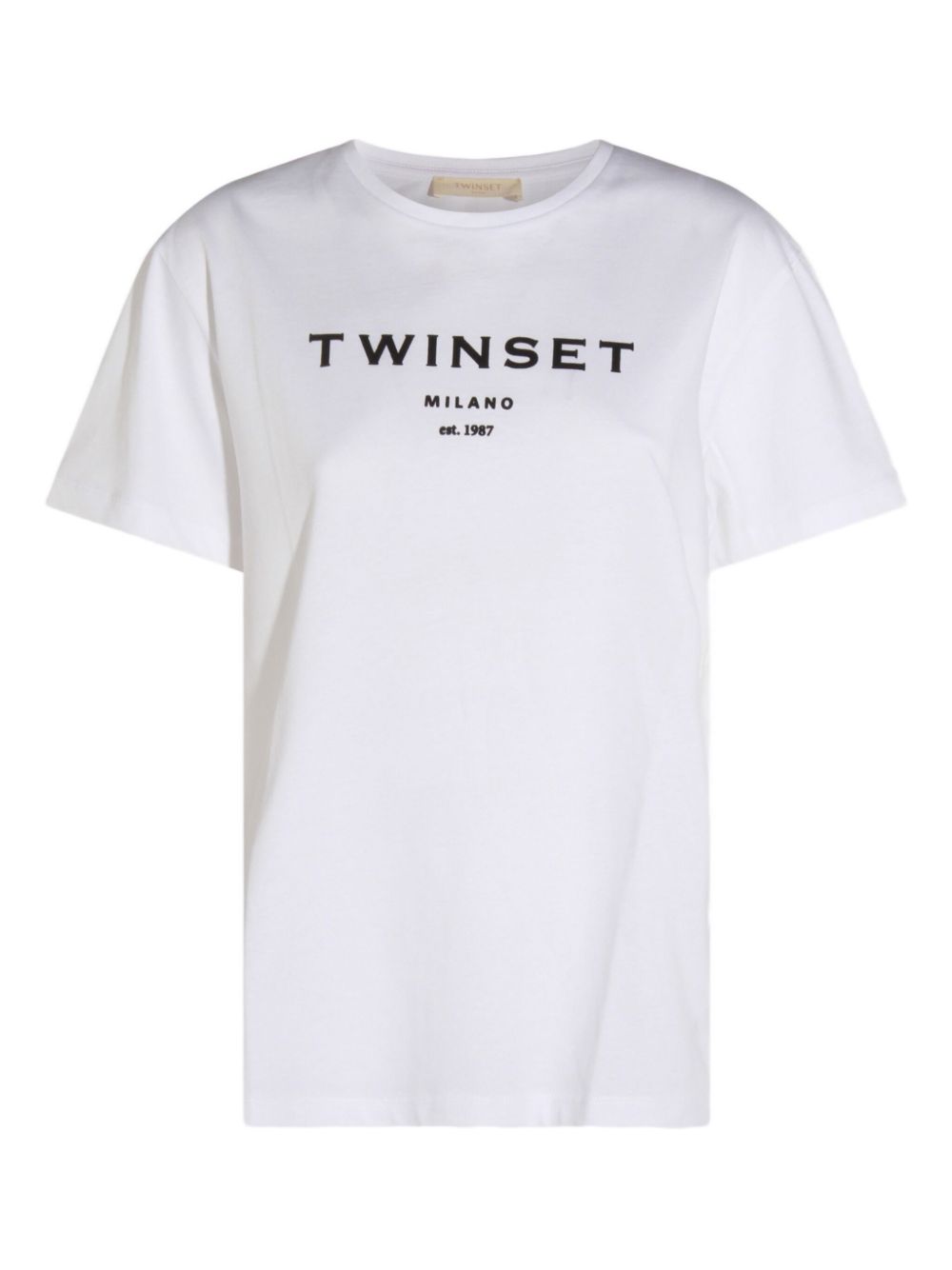 T-SHIRT BIANCO OTTICO Twinset