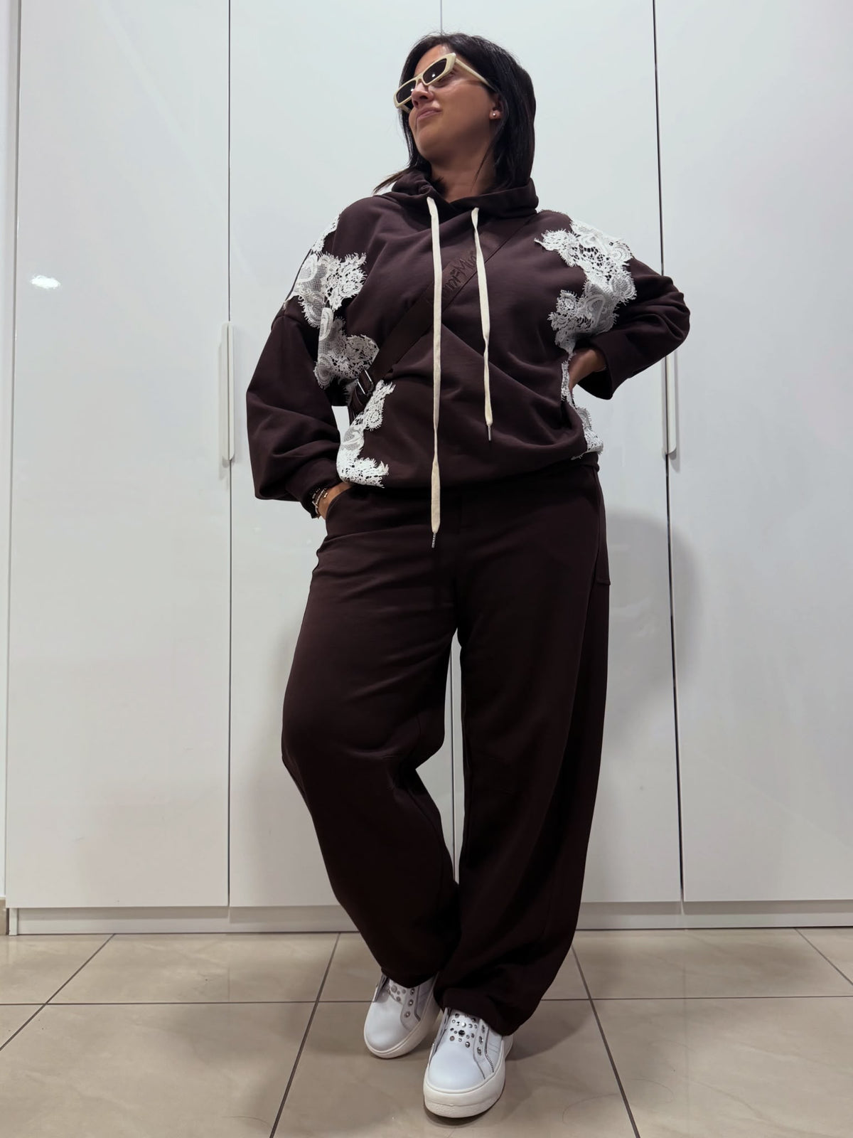 Completo Tuta con pizzo Dejavu