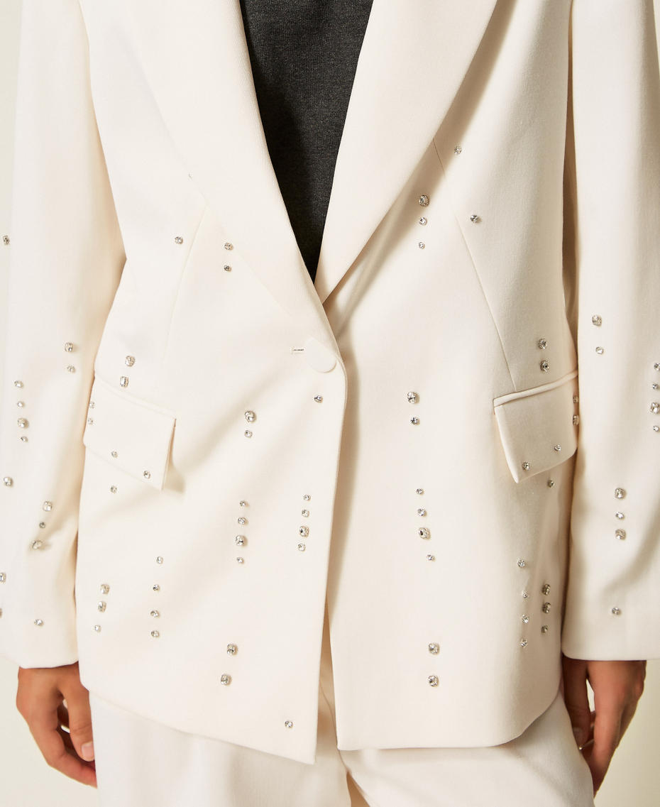 Giacca blazer con ricami a mano Twinset