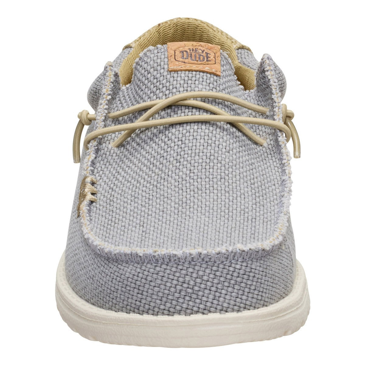 Wally braided Flannel Grey/olive Grey HEY DUDE