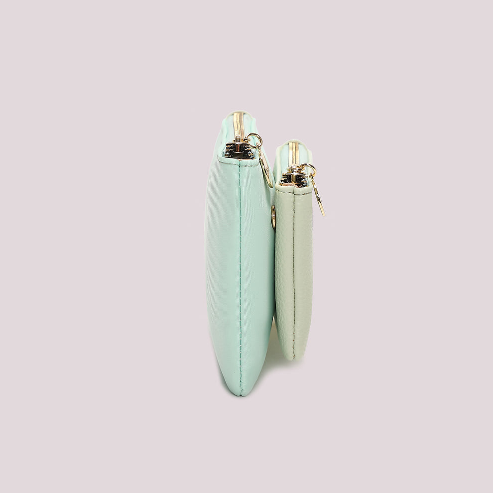 PORTAMONETE IN NYLON E PU Mimi-Mua
