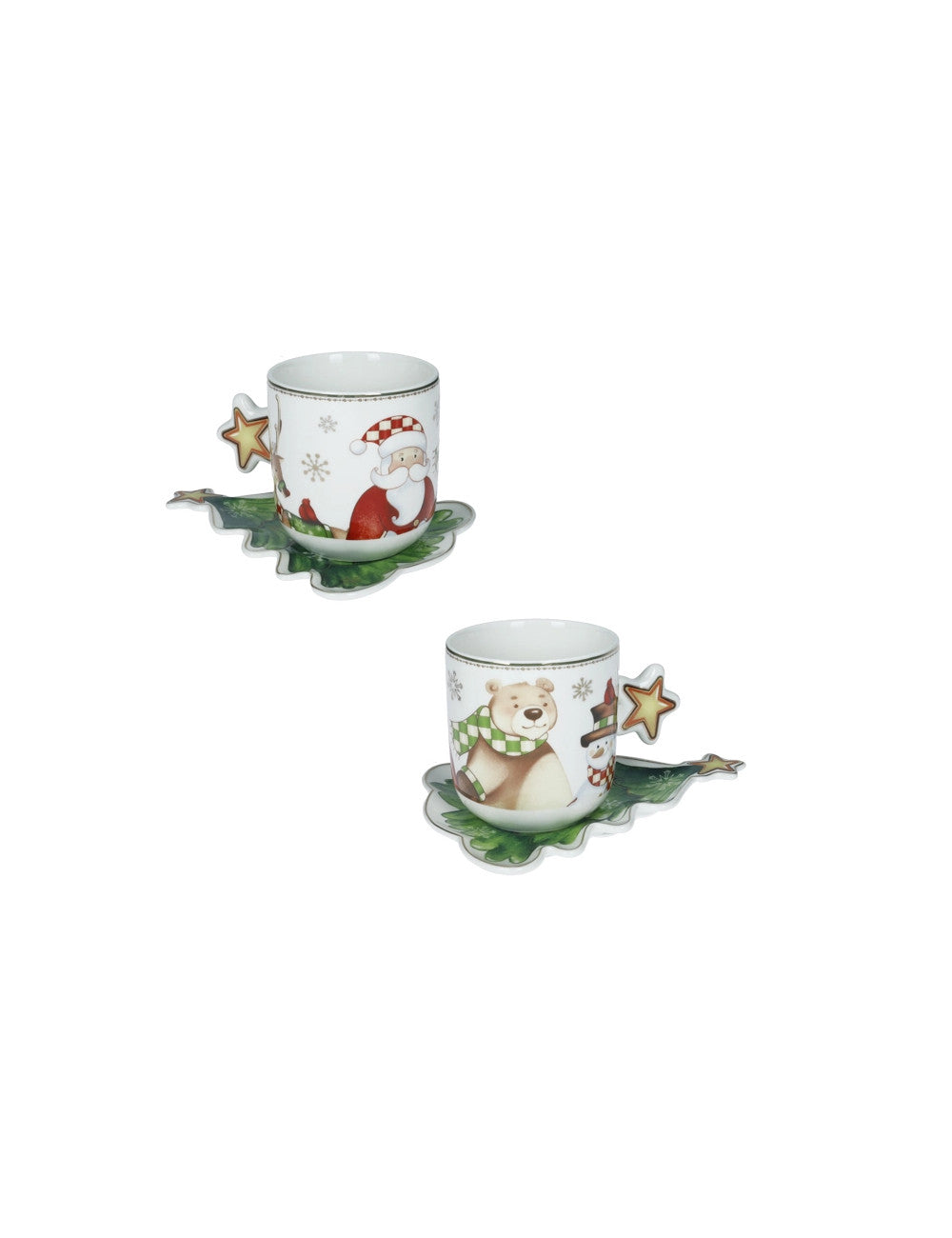 Tazza con piattini abete - Brandani