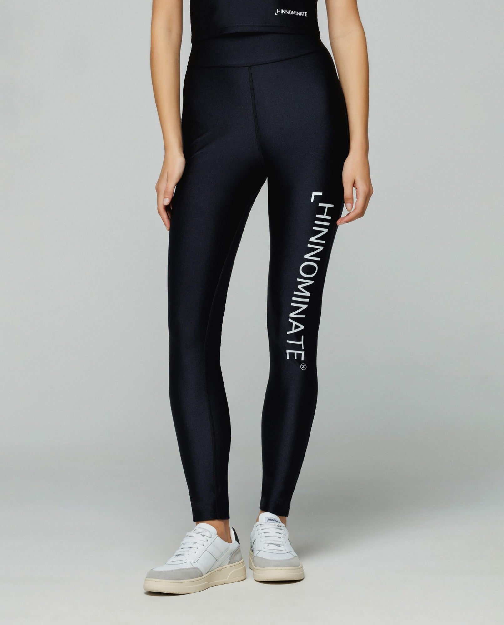 Leggings in lycra lucida a vita alta HINNOMINATE
