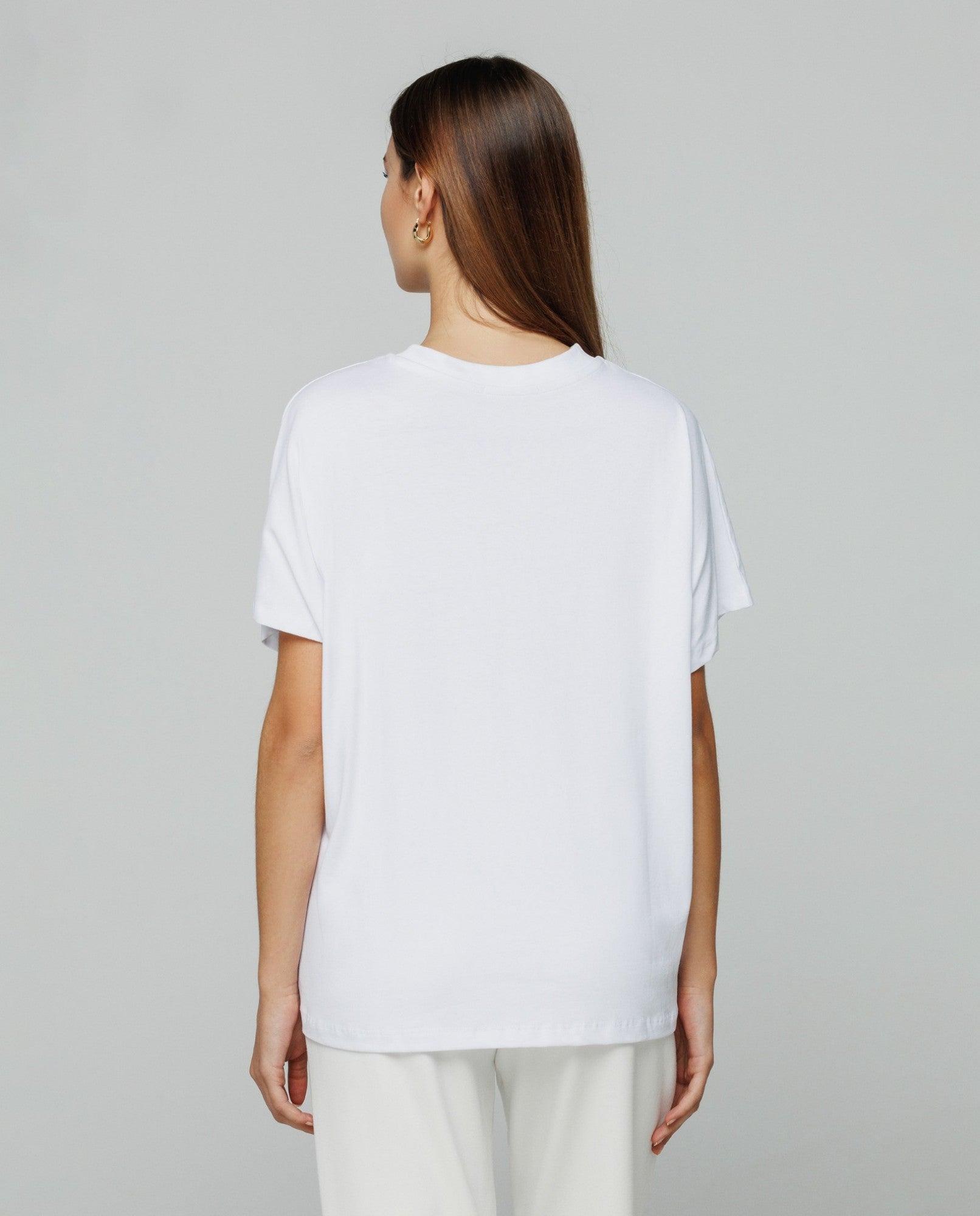 T-shirt mezza manica ampia in jersey HINNOMINATE