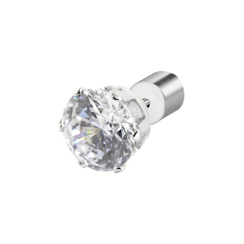 Orecchino a lobo con zircone 7mm MARLU'