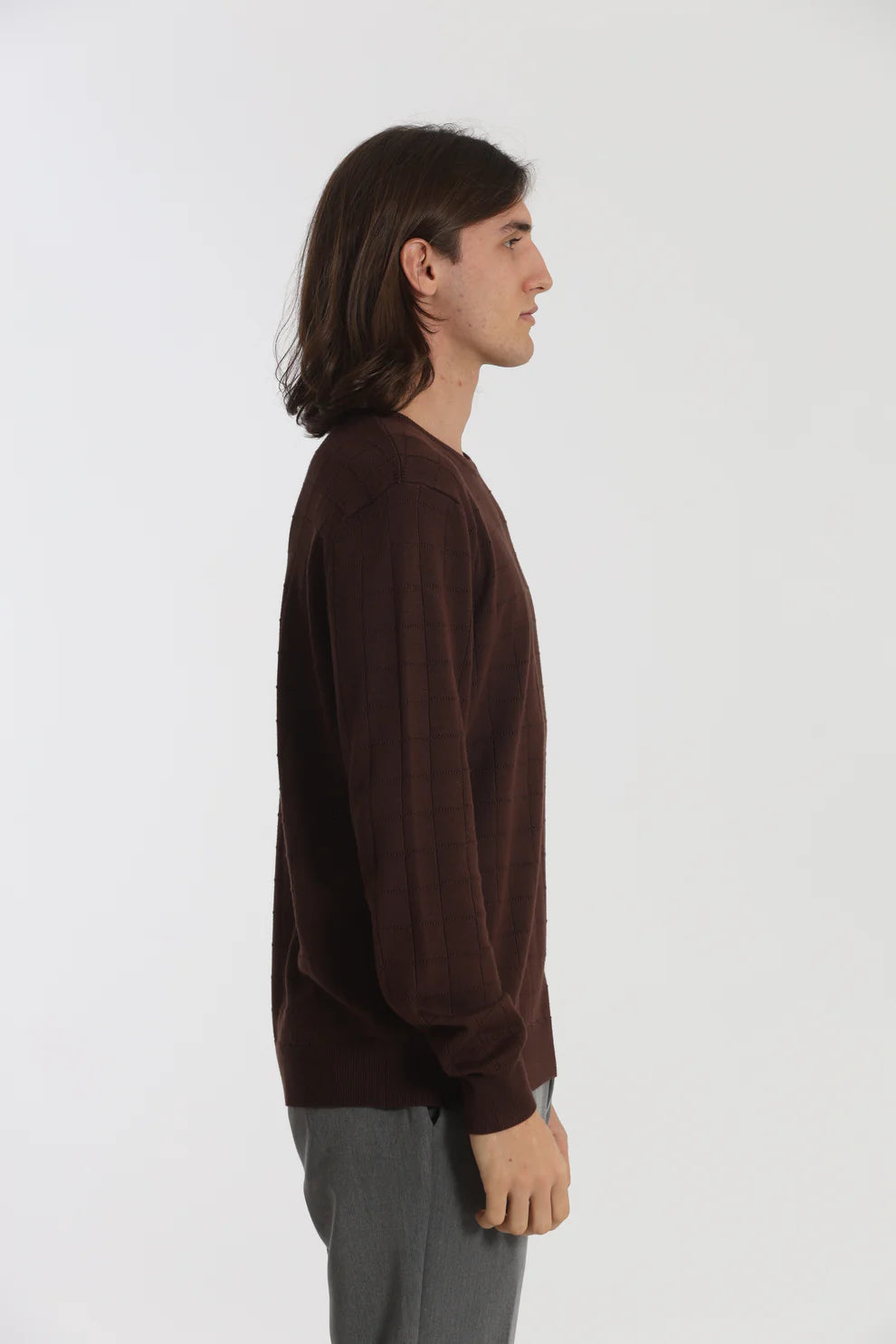 MAGLIA GIROCOLLO CON MOTIVO 7x8