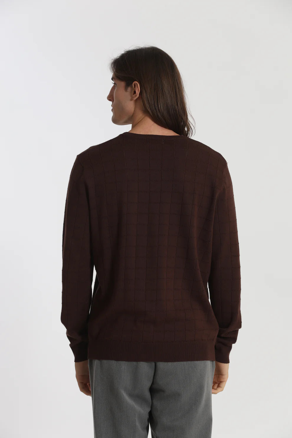 MAGLIA GIROCOLLO CON MOTIVO 7x8