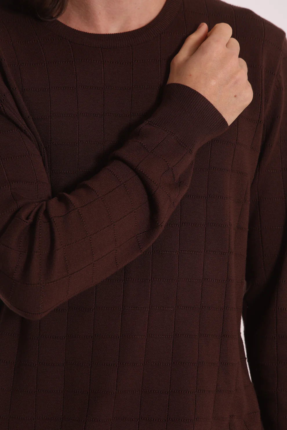 MAGLIA GIROCOLLO CON MOTIVO 7x8