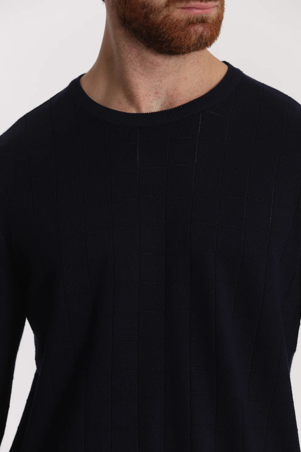 MAGLIA GIROCOLLO CON MOTIVO 7x8