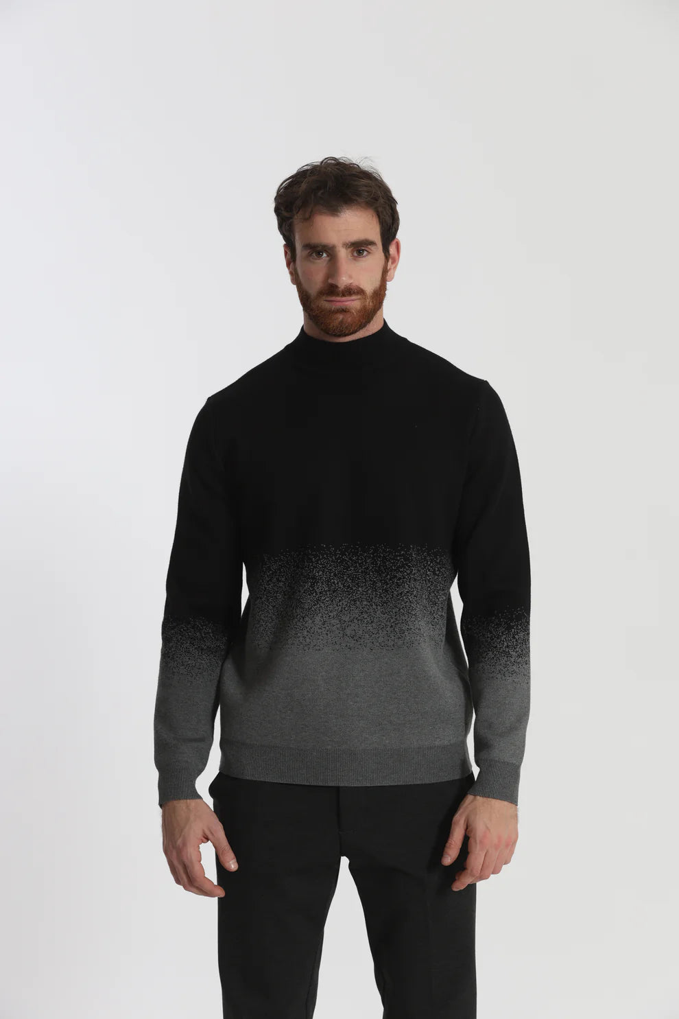 MAGLIA A MEZZO COLLO CON TEXTURE 7x8