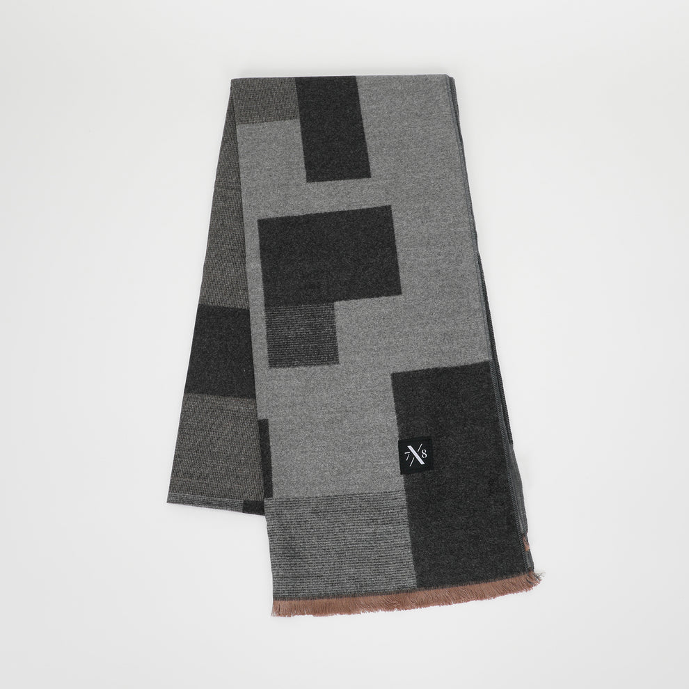 SCIARPA CON MOTIVO GEOMETRICO 7x8