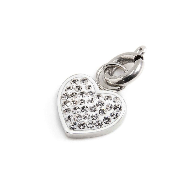 Charm cuore con cristalli MARLU'