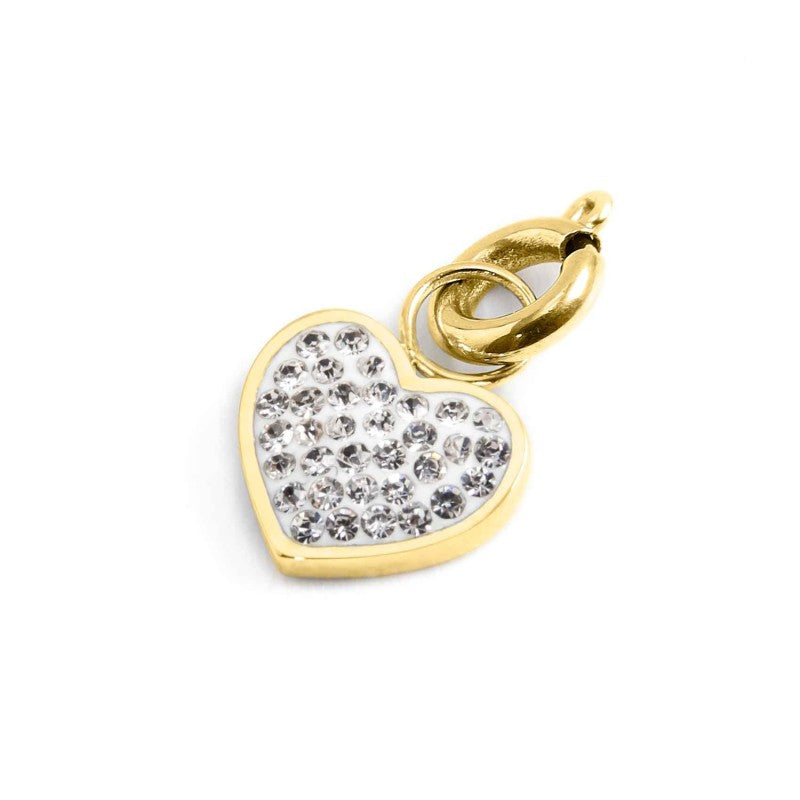 Charm cuore con cristalli MARLU'