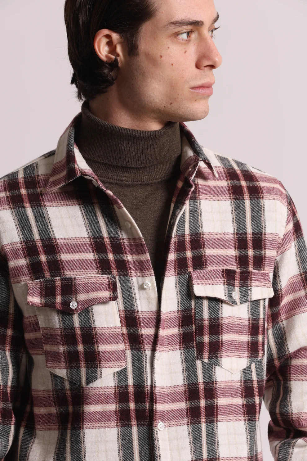 CAMICIA TARTAN IN FLANELLA 7X8