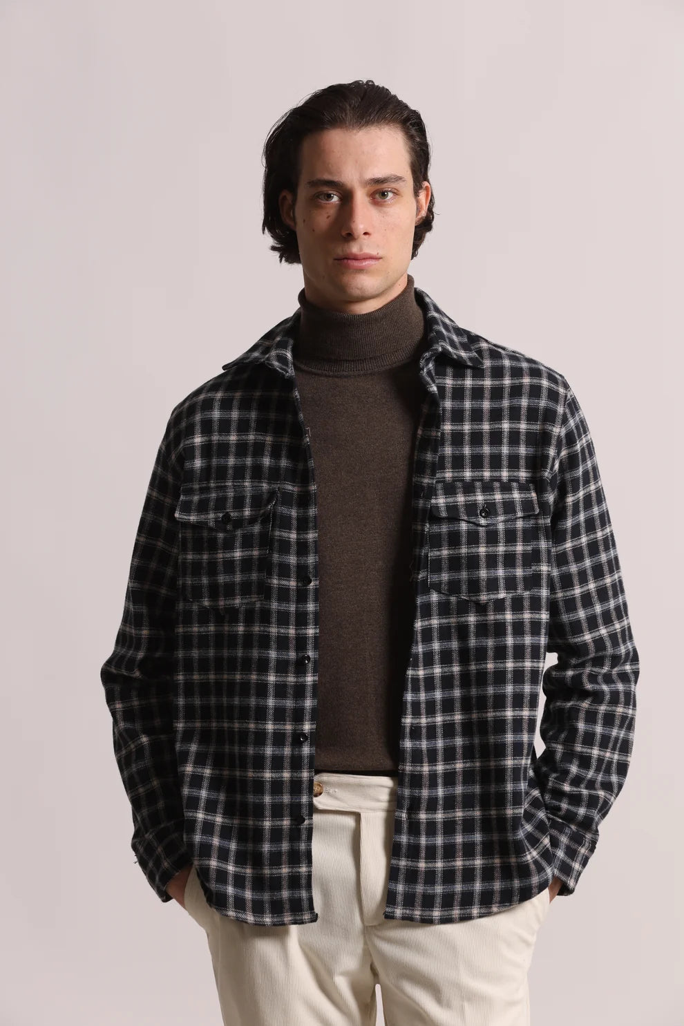 CAMICIA TARTAN IN FLANELLA 7X8
