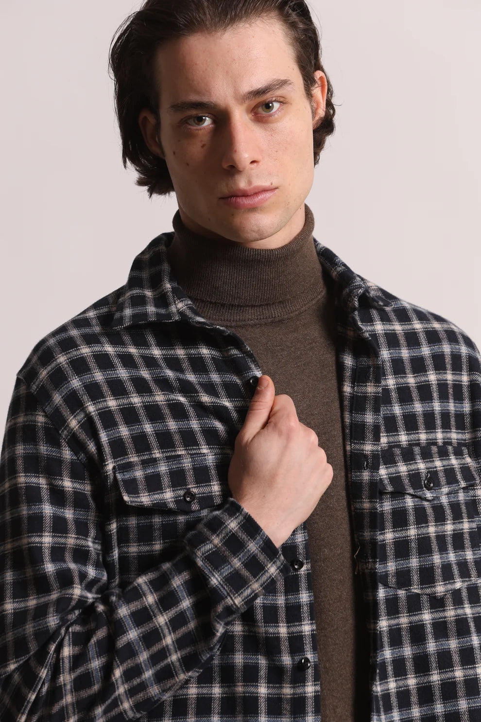 CAMICIA TARTAN IN FLANELLA 7X8