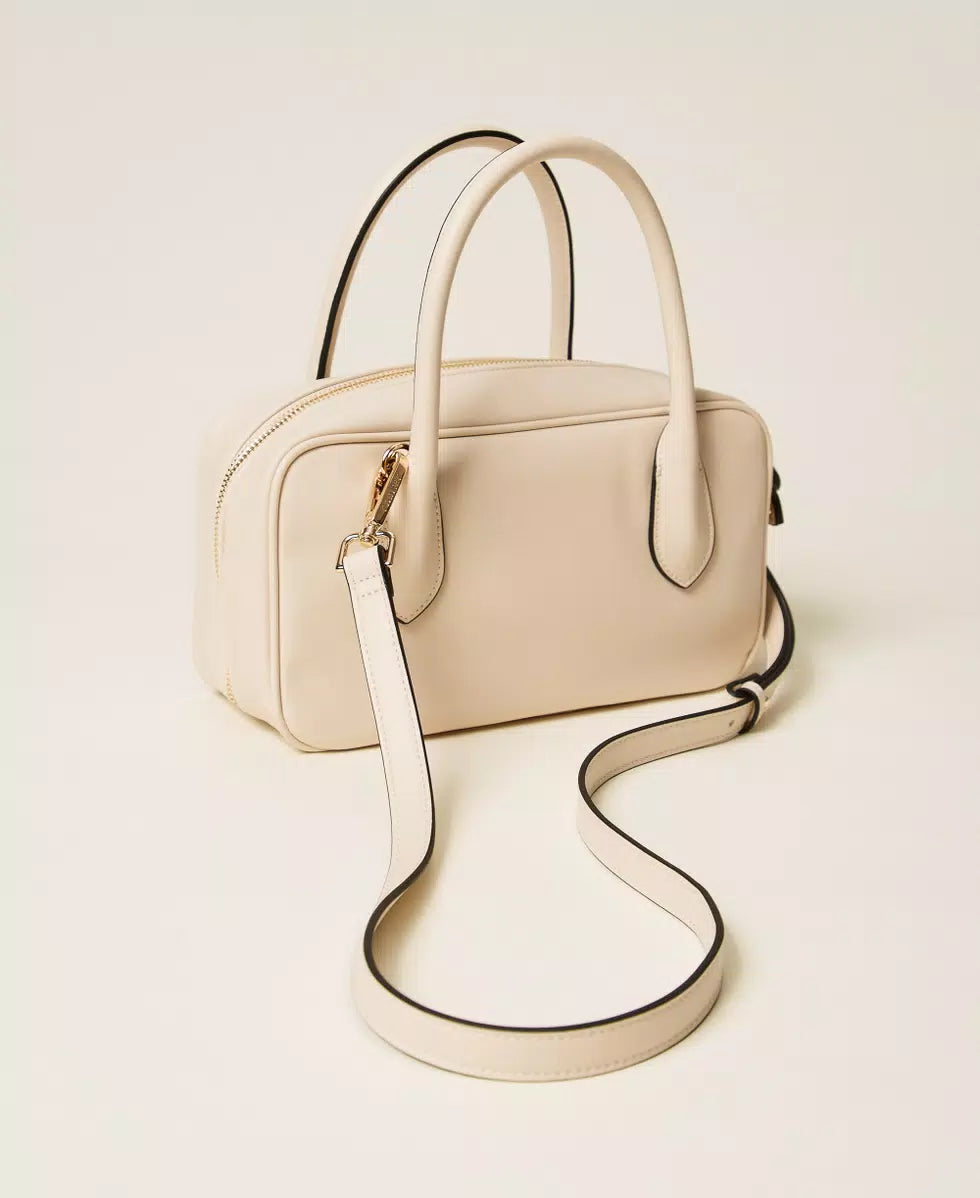 Borsa bauletto media con logo TWINSET