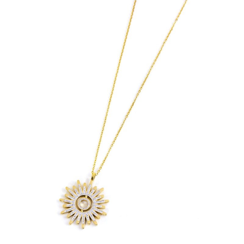 Collana pendente sole 30mm Marlù