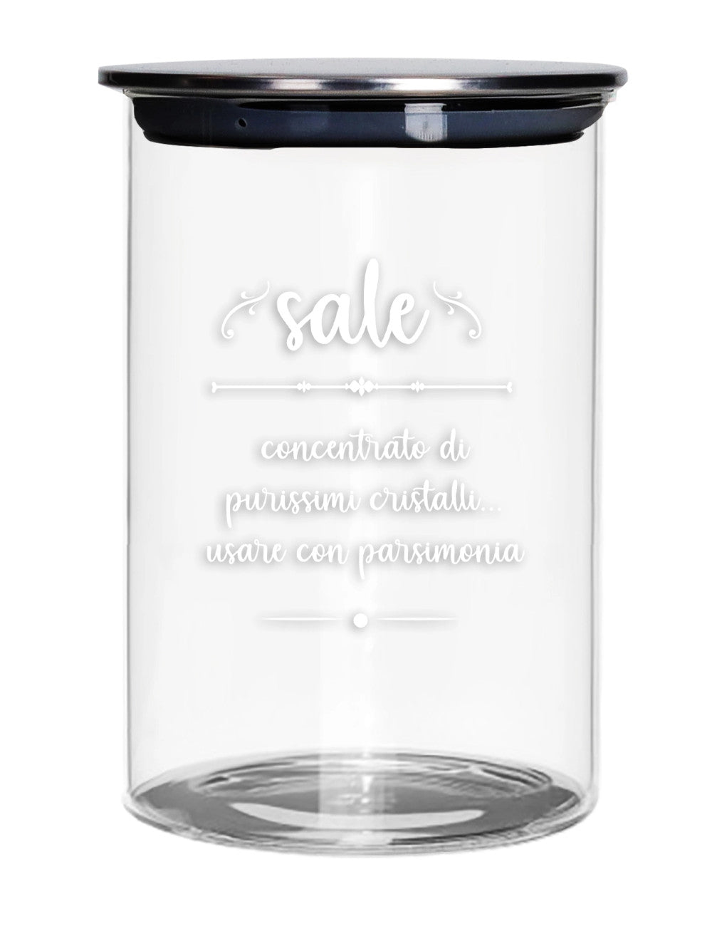 BARATTOLO SALE IN VETRO BRANDANI