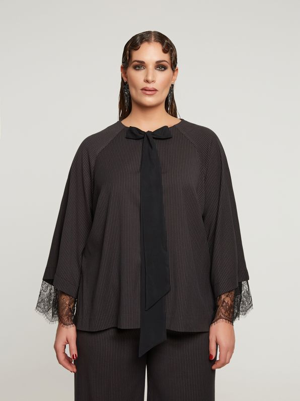 Maglia con pizzo Mat