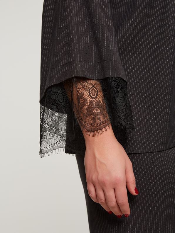 Maglia con pizzo Mat