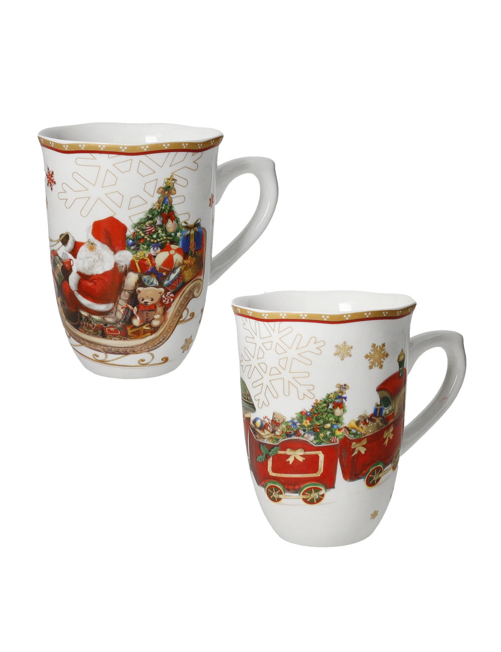 MUG IN PORCELLANA SET DI 2 PEZZI