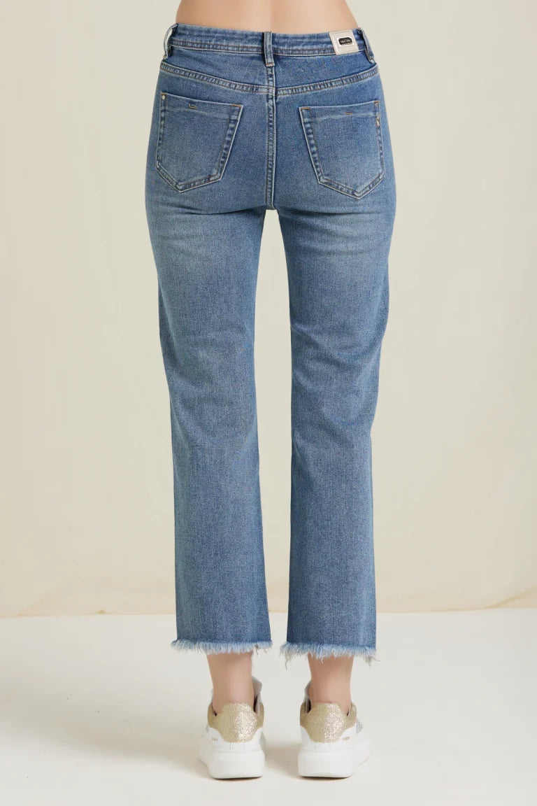 MANDY-DENIM STRAIGHT CON STRASS TAKE TWO