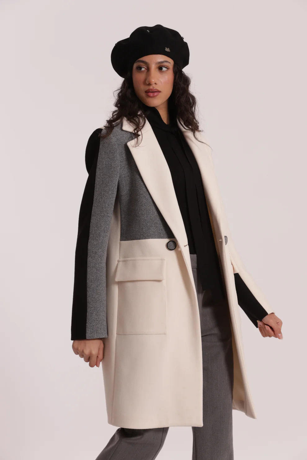 CAPPOTTO TRICOLOR MIMI-MUA