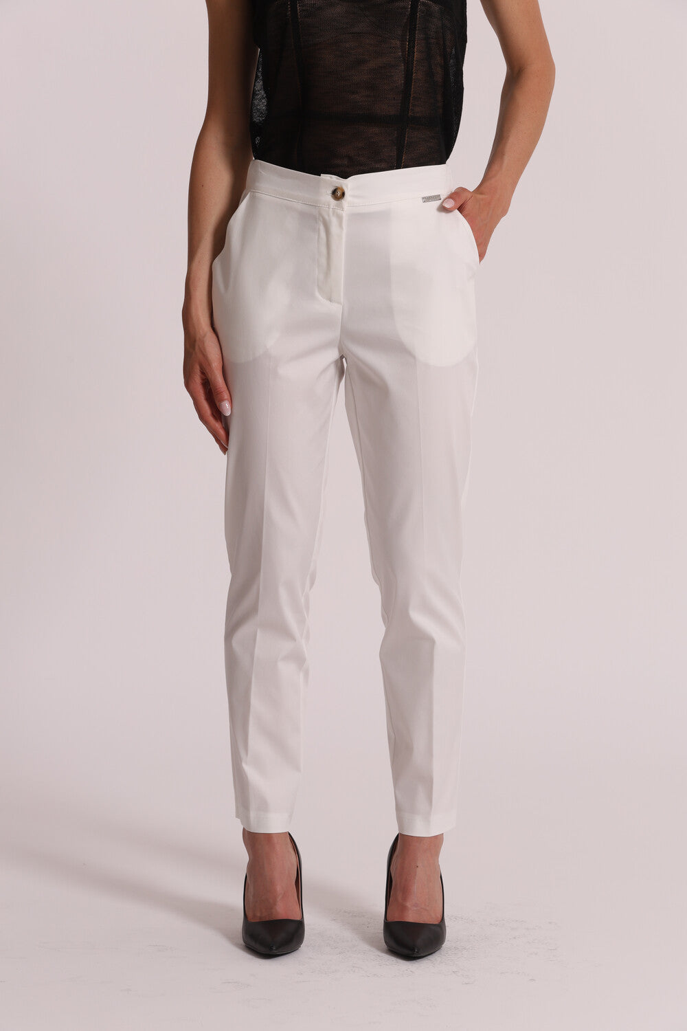 PANTALONE IN COTONE CON ELASTICO MIMI-MUA