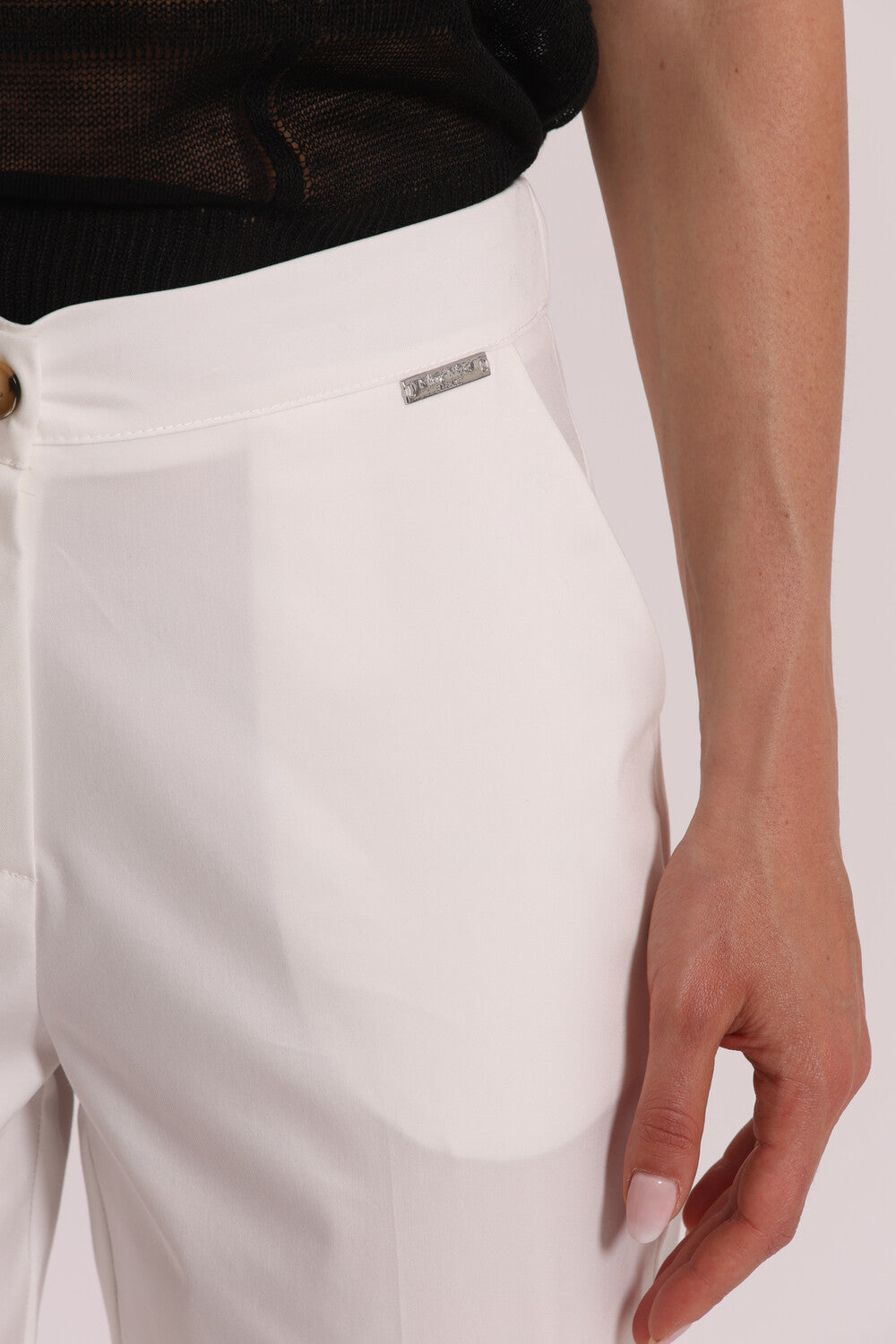 PANTALONE IN COTONE CON ELASTICO MIMI-MUA